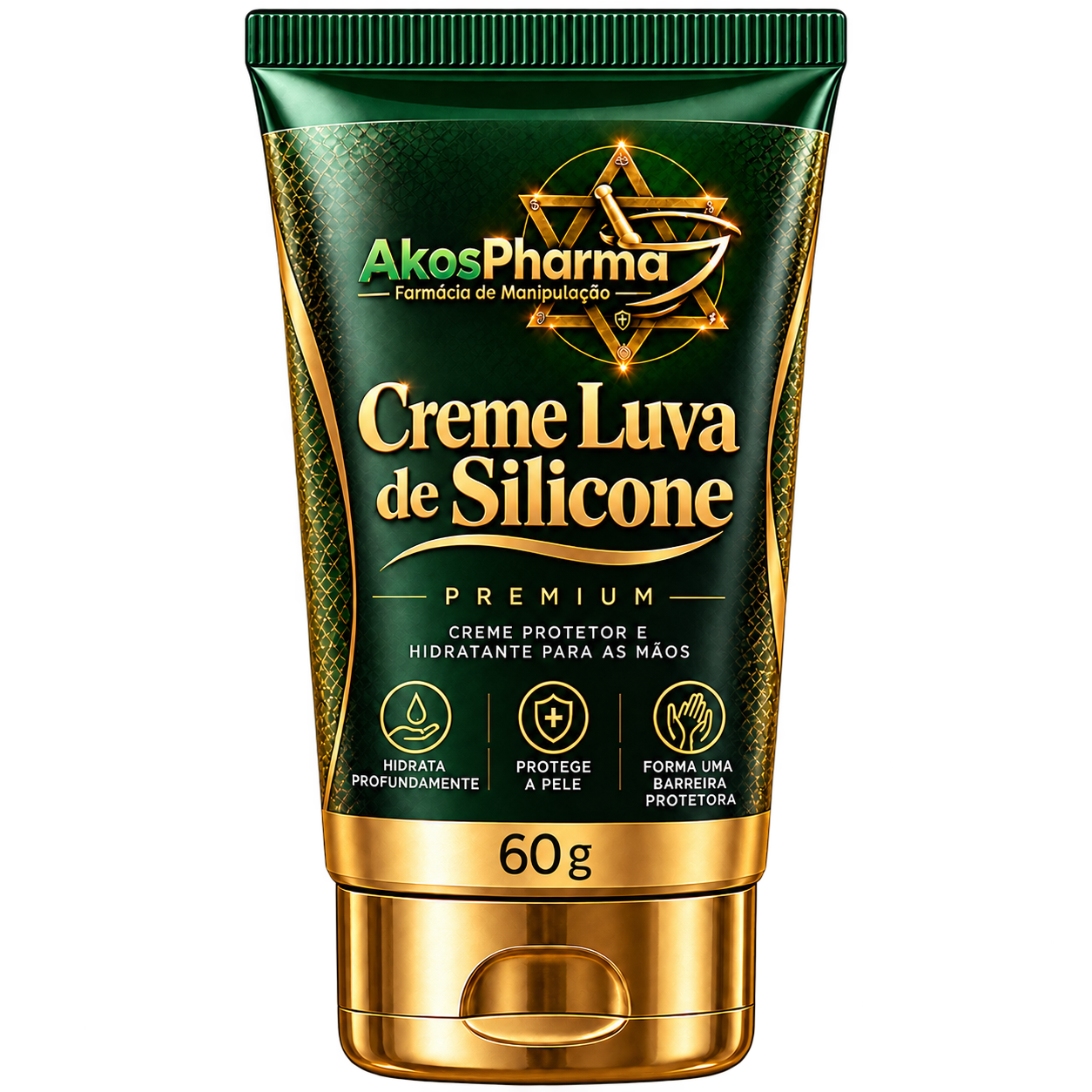 Creme luva de silicone